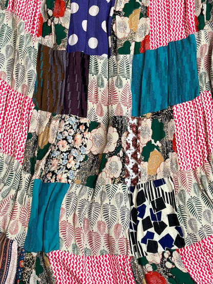 Patchwork 00’s Maxi Skirt | Size 26” Waist