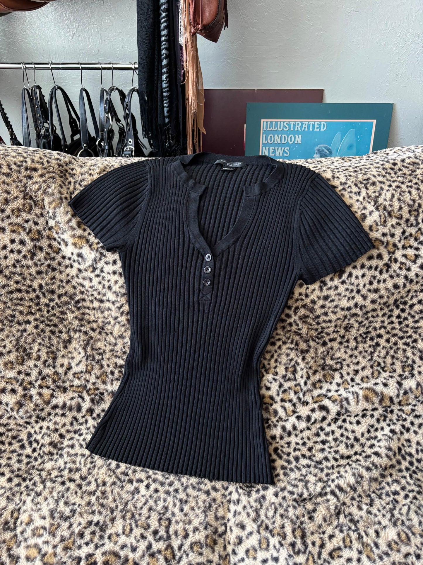 August Silk 00's Knit Top | Size L
