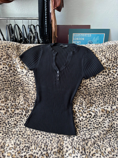 August Silk 00's Knit Top | Size L