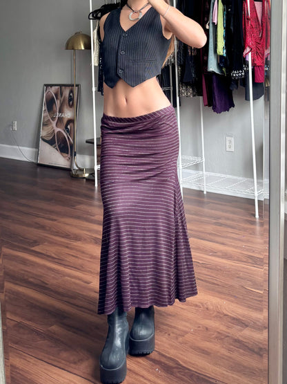 Delia's 00's Stripe Skirt/Dress | Size 33" Waist