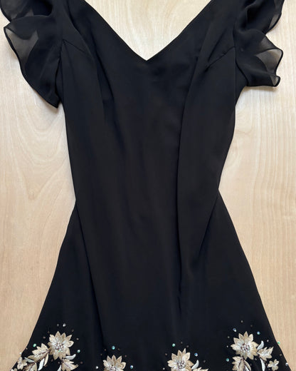 Beaded 90’s Midi Dress | Size M