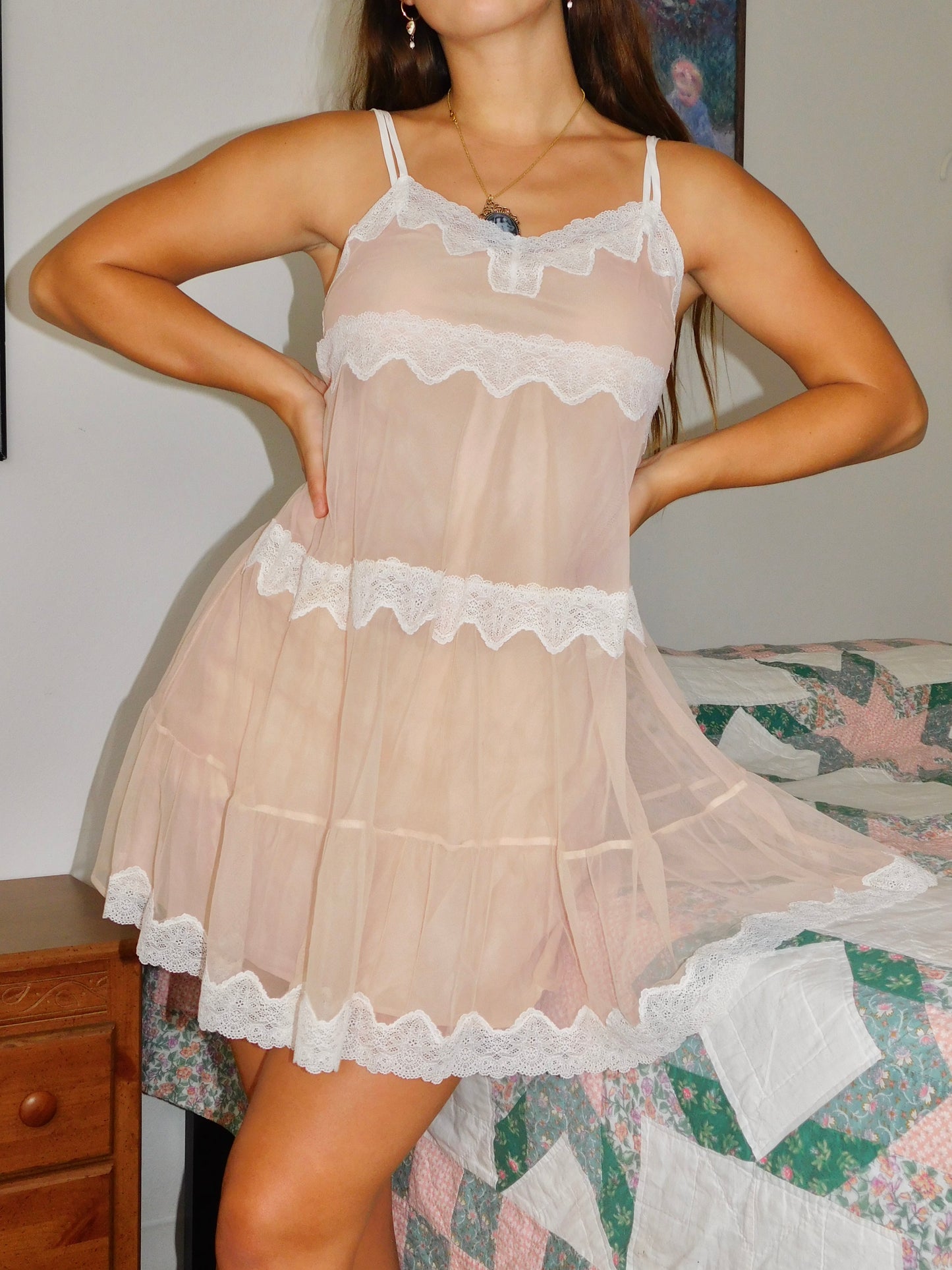 Sofia Babydoll Slip | Size XS