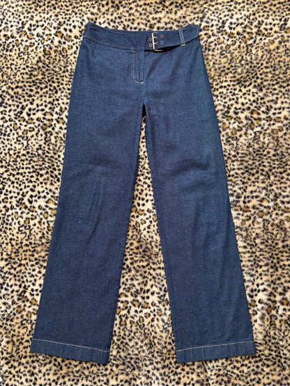 Loft 00's Belted Denim | Size 26” Waist