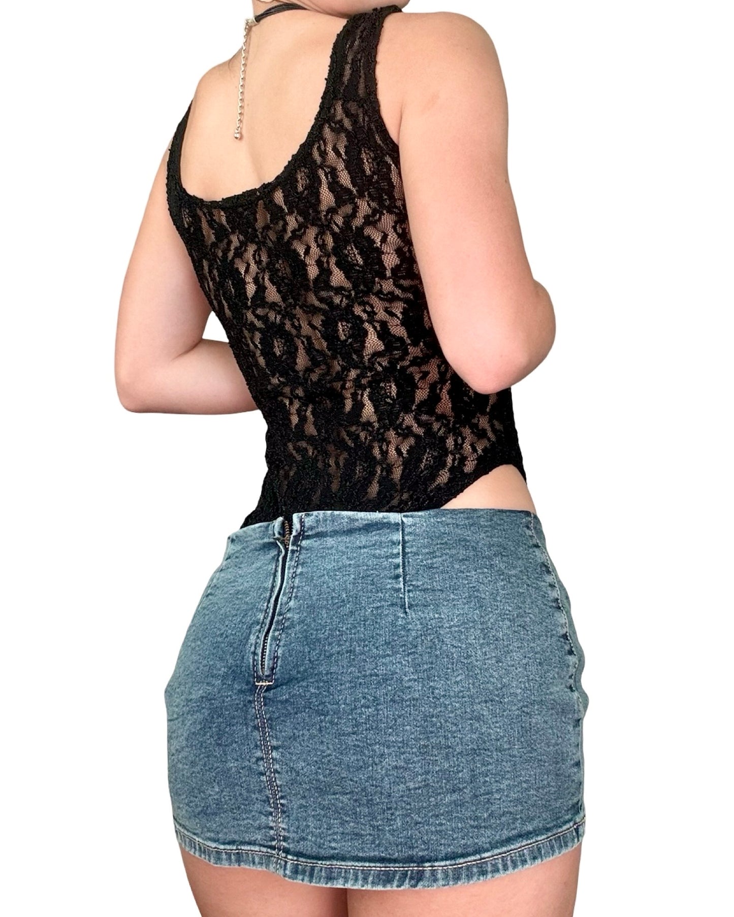 Lace 90's Bodysuit | Size XS