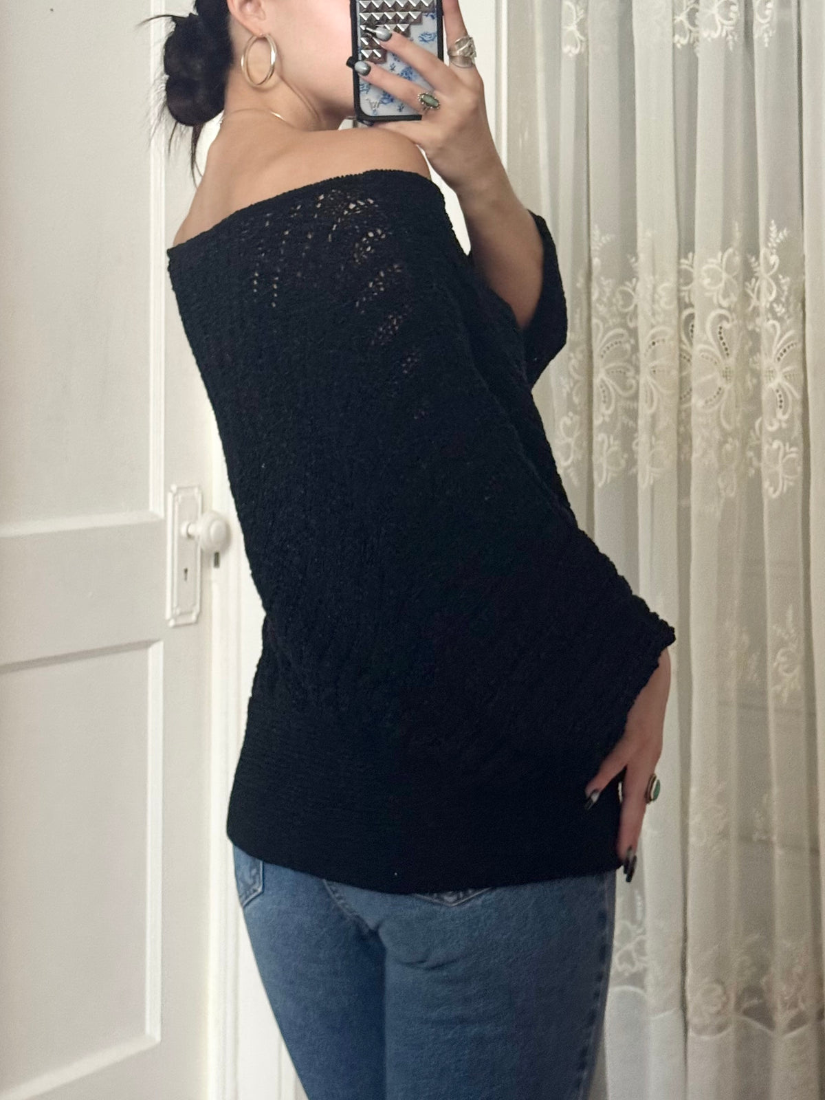 Y2K Bebe Slouch Knit | Size L