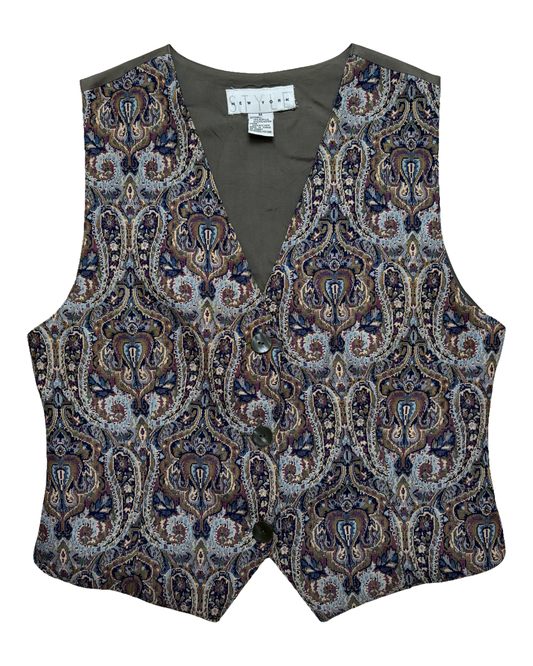 Monica Printed Vest | Size M
