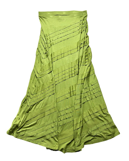 Green Slinky Maxi Skirt | Size S