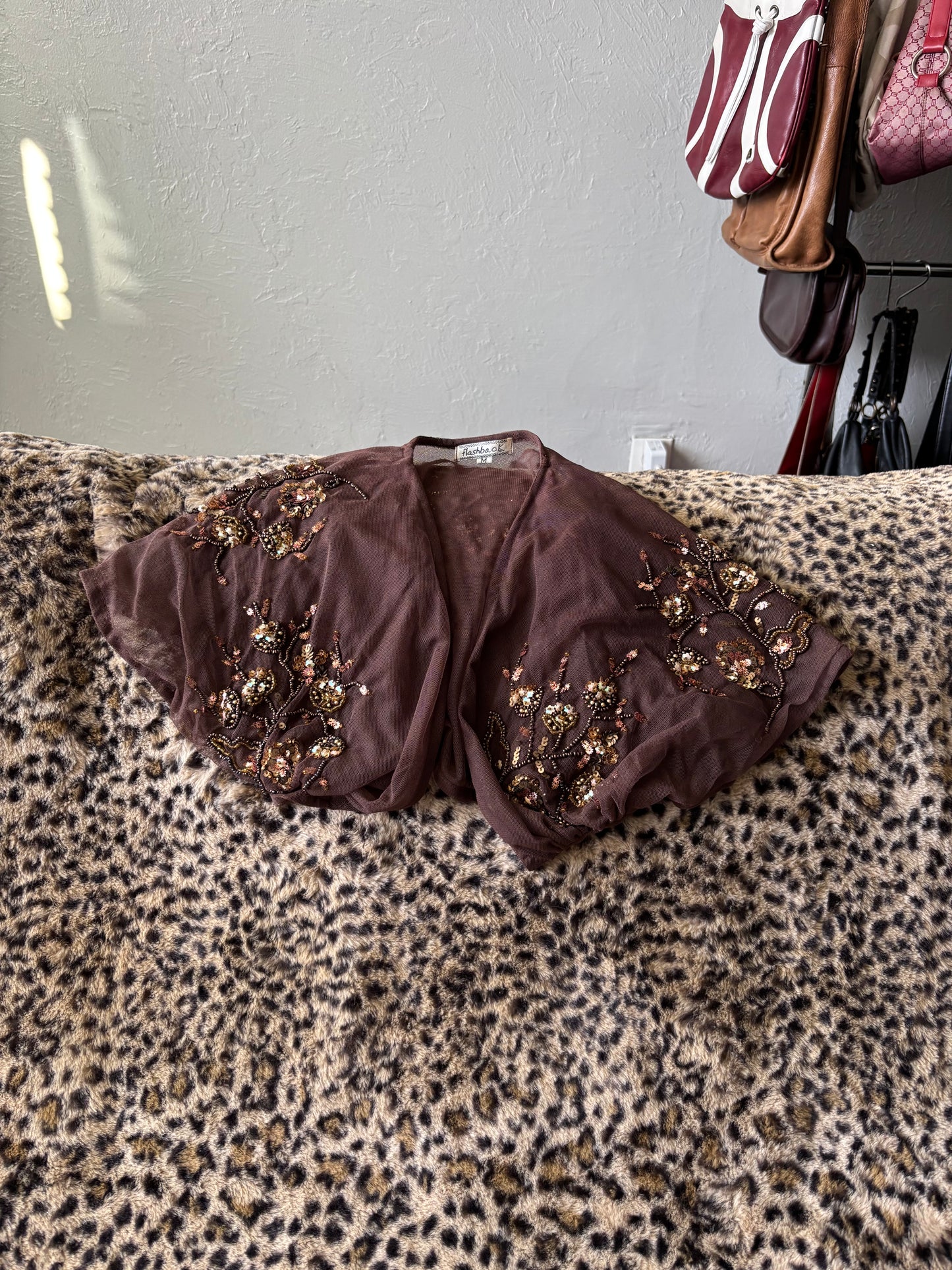 Flashback 00's Beaded Shrug | Size S/M