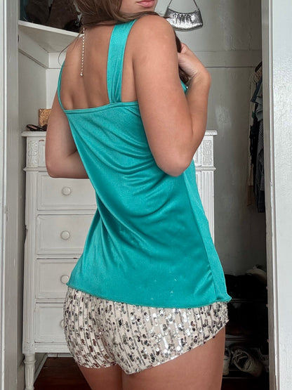 Teal 00’s Top | Size M