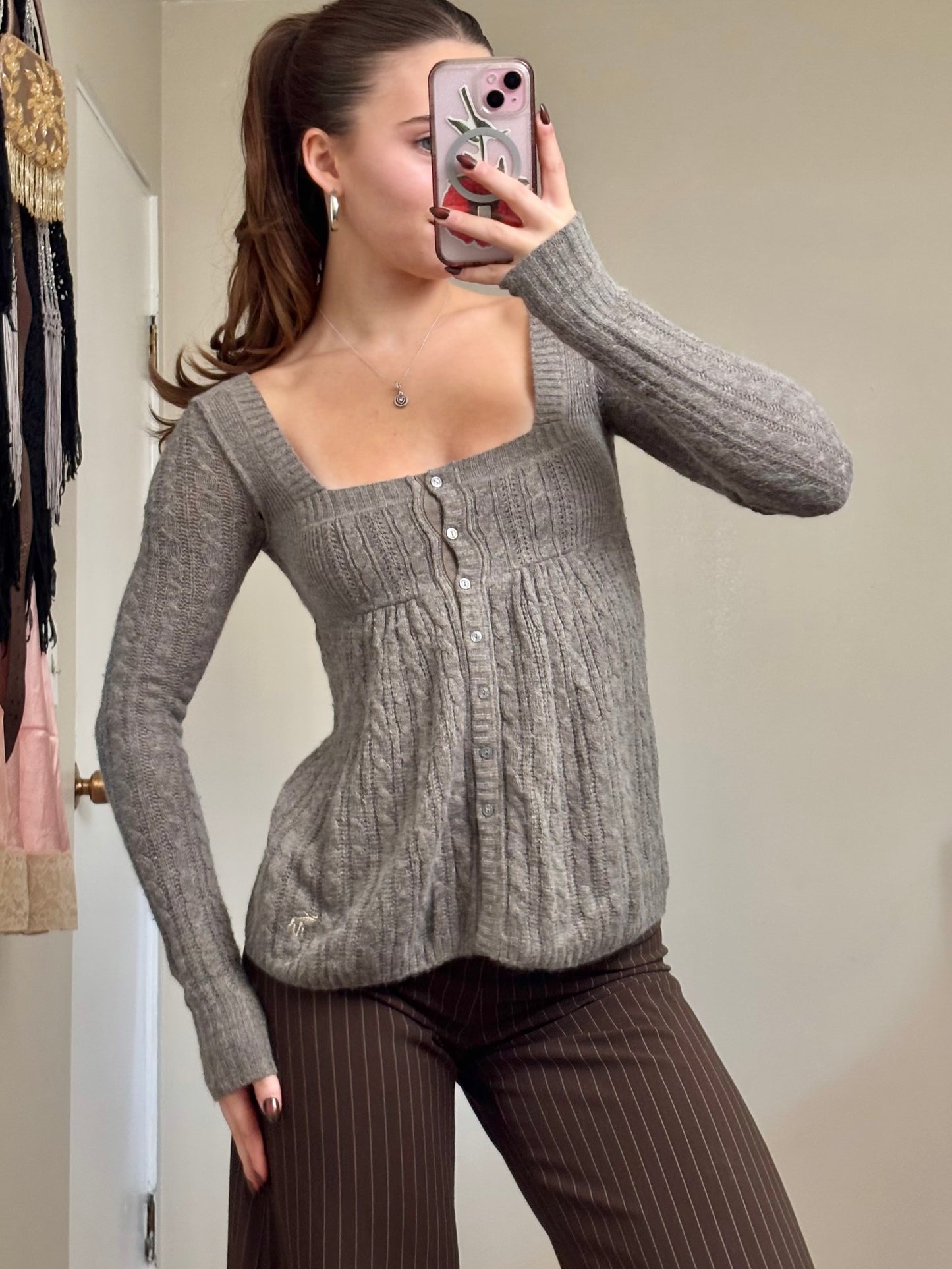 Abercrombie & Fitch Babydoll Knit | Size XS