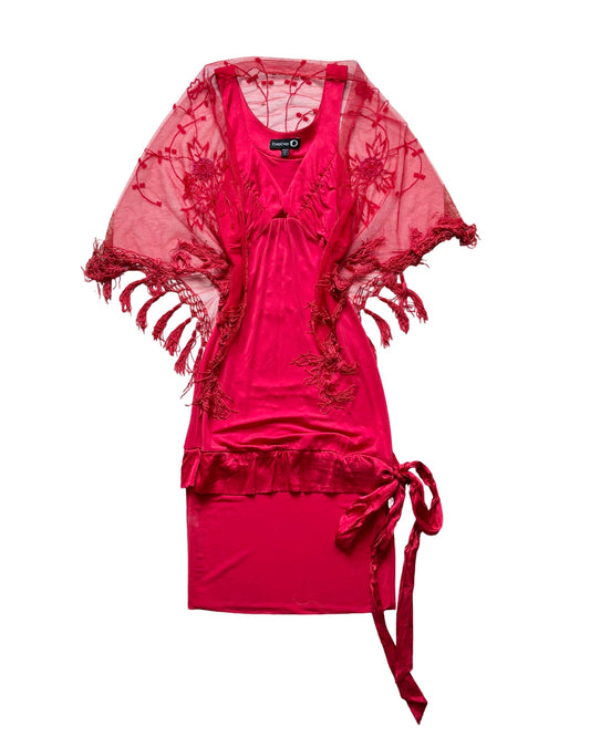 Bebe Y2K Midi Dress Set | Size M