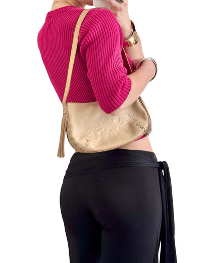 Exhilaration 00's Crochet Trim Knit | Size L