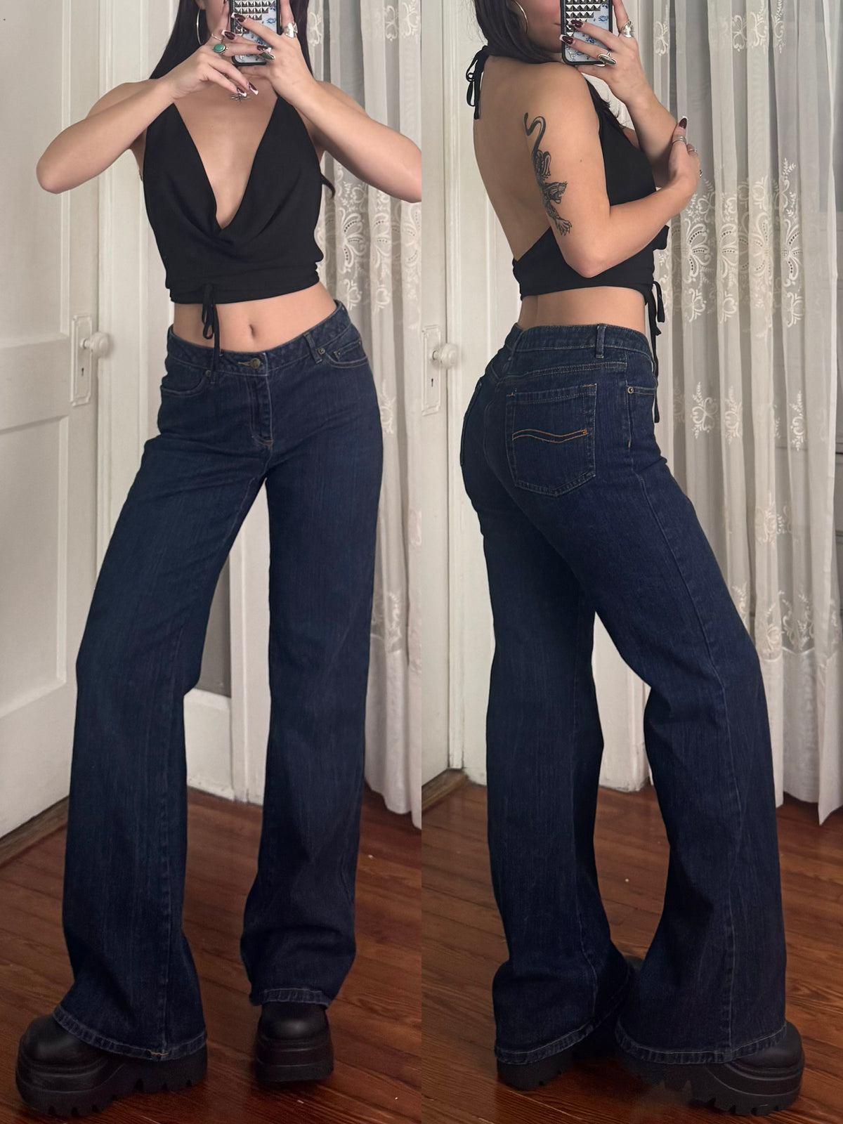 Y2K Wide Leg Jeans | Size 28" Waist