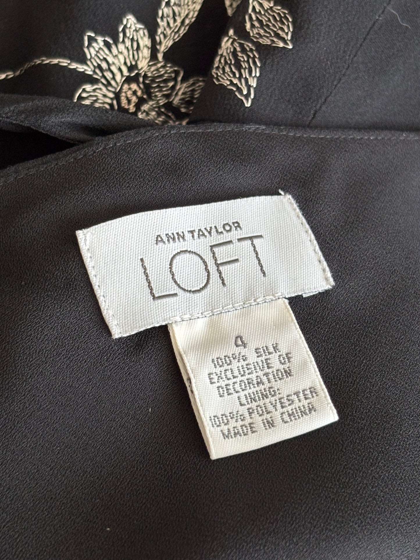 Loft 90's Silk Dress | Size 4