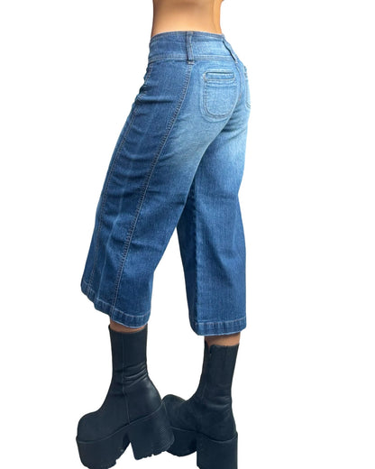 So Denim Gaucho Jeans | Size 28” waist