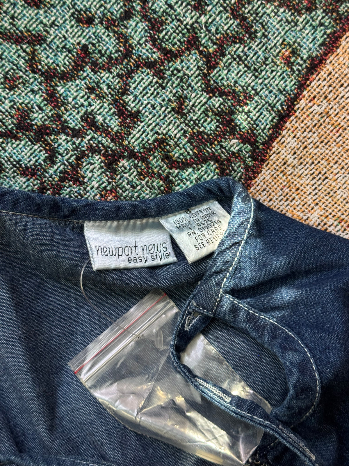90's Embroidered Dress | Size M