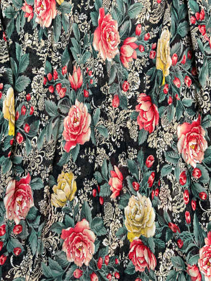 Floral 90’s Mesh Skirt | 28” Waist