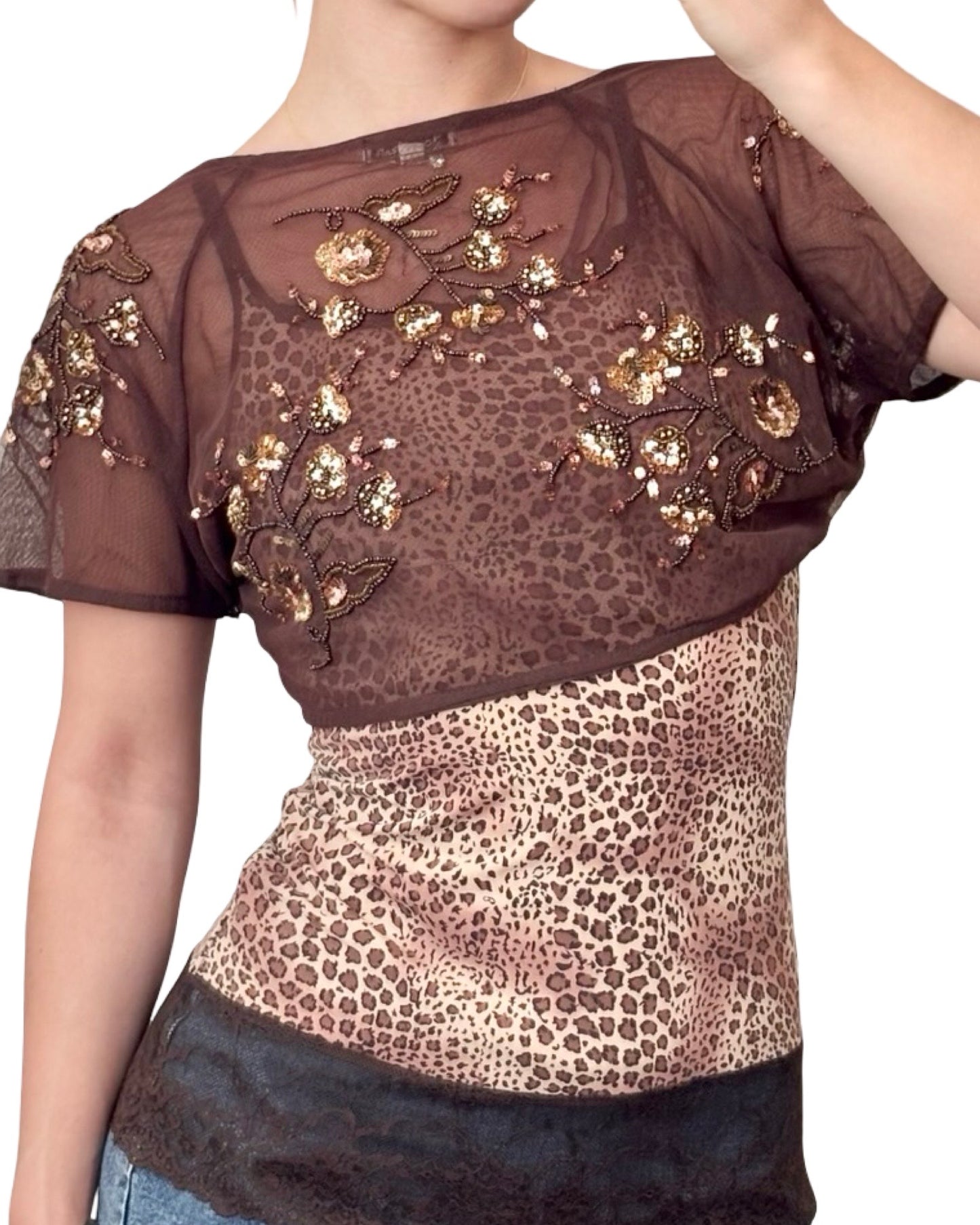 Flashback 00's Beaded Shrug | Size S/M