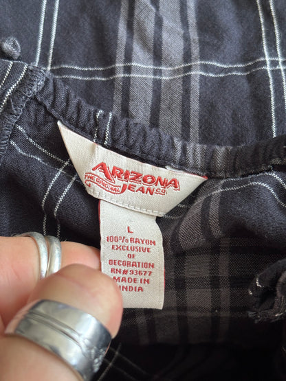 Arizona 00's Plaid Dress | Size L