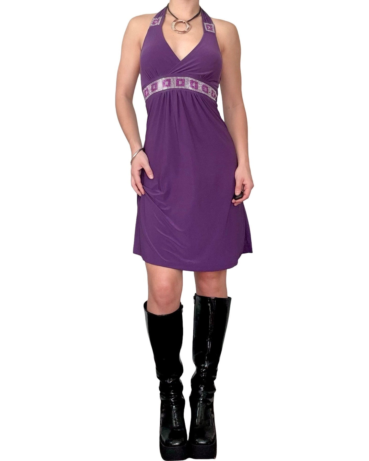 Jane 00's Embellished Dress | Size M