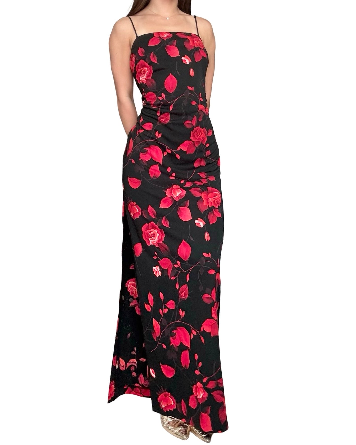 Arianna 90's Floral Maxi Dress | Size 6