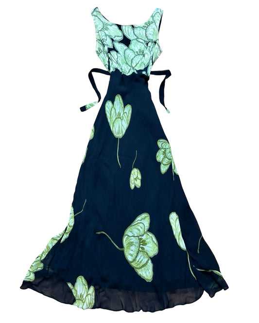 Olivia 90’s Tie Back Maxi Dress | Size M