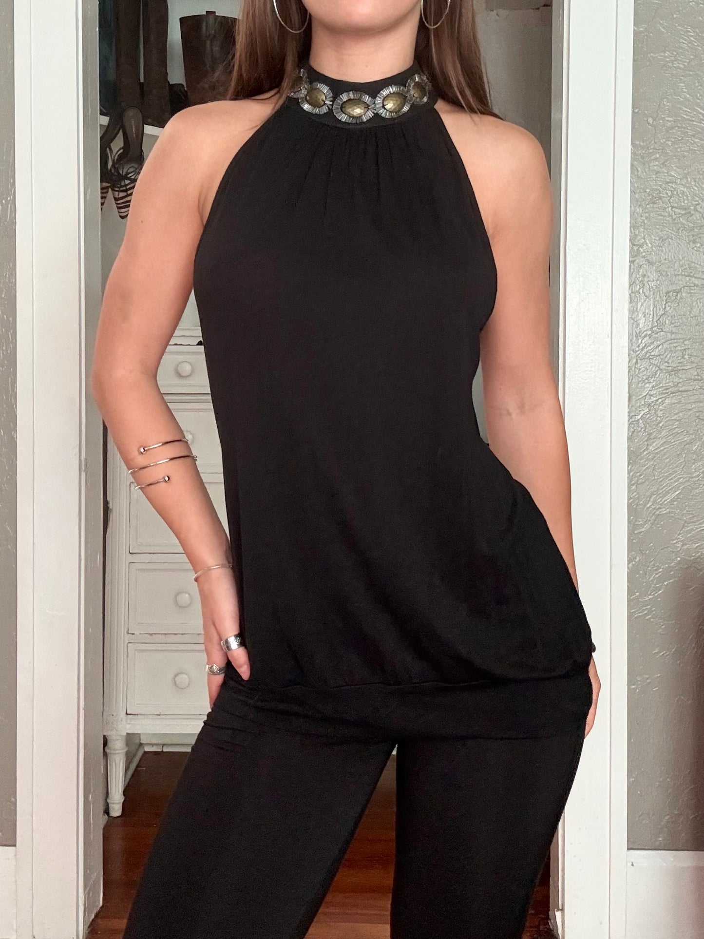 Embellished 00's Top | Size S