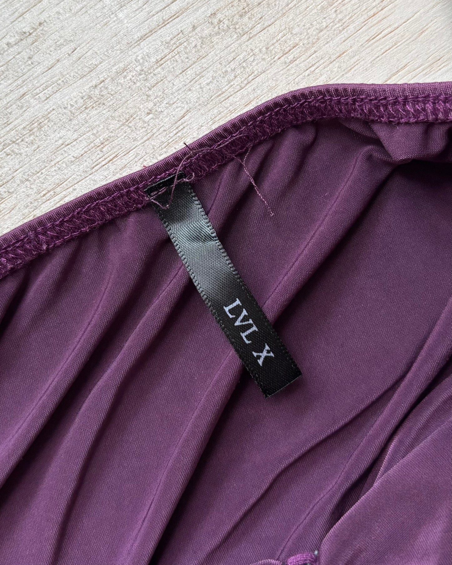 Ruched Y2K Mini Party Dress | Size S