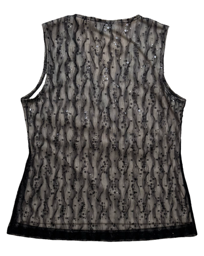 AB Studio Mesh Top | Size M