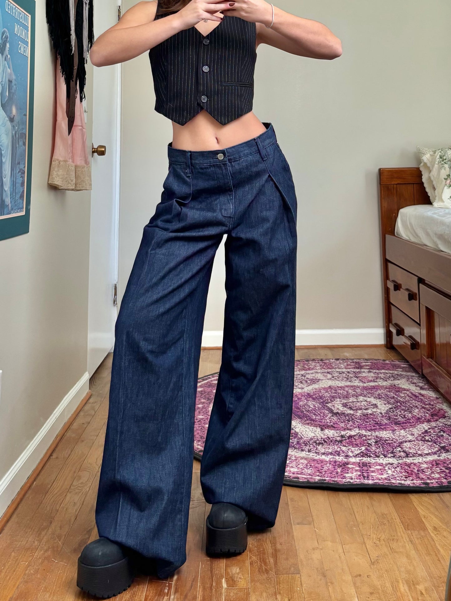 Banana Republic Wide Leg Denim | Size 27" Waist