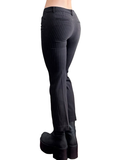 Star City 00's Low Rise Pinstripe Capri | Size 0