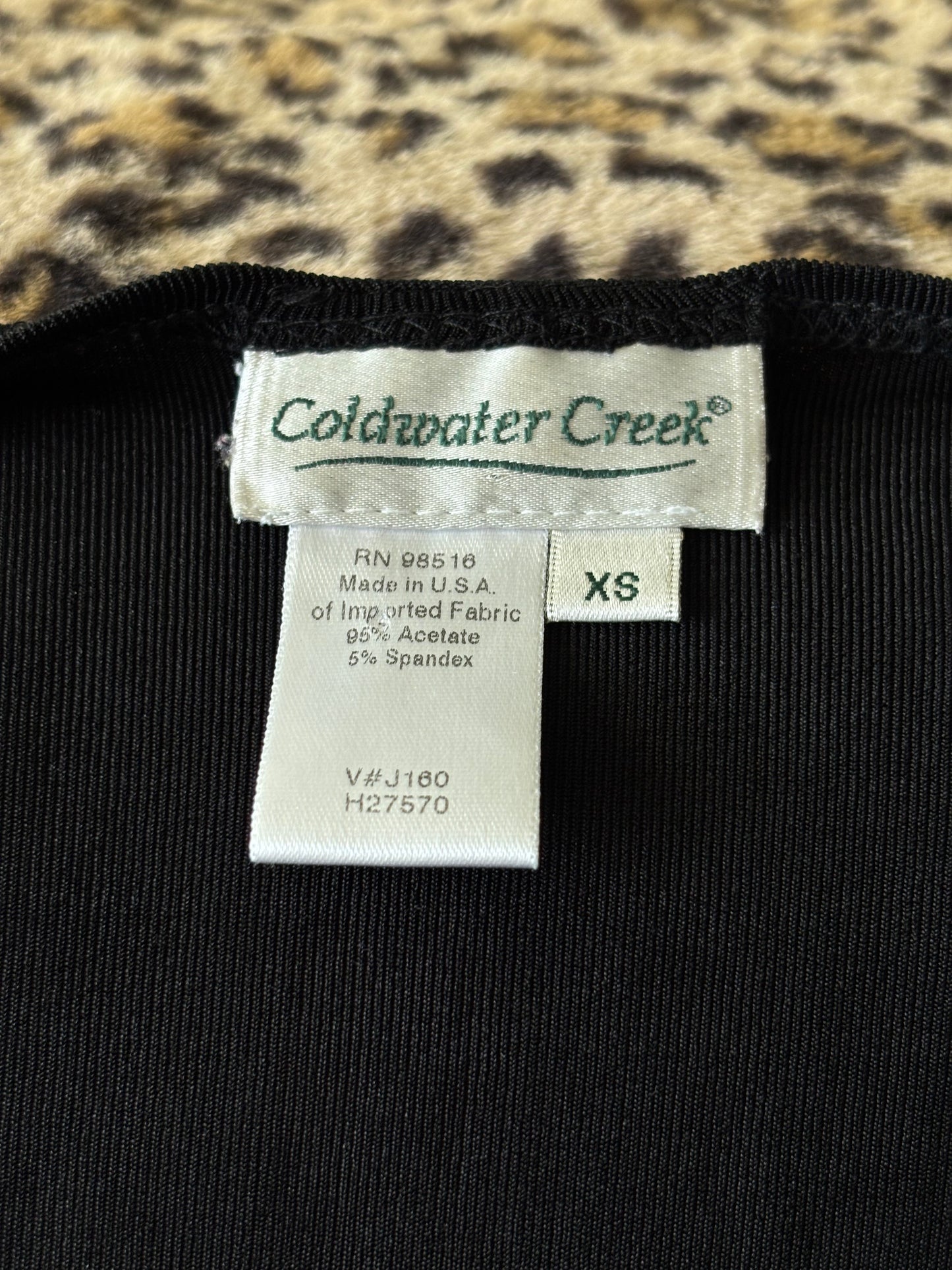 Coldwater Creek 00's Ruched Top | Size XS