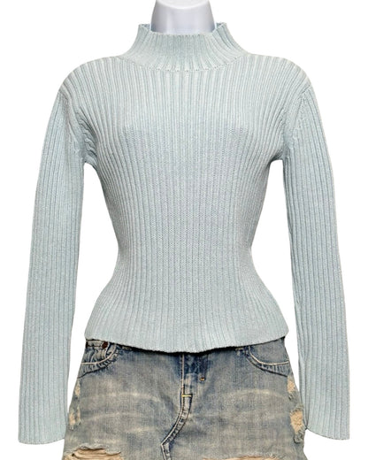 Gap 00's Blue Fitted Knit | Size XS