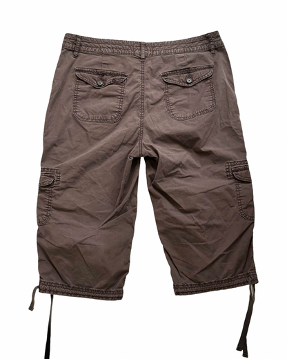 Brown Cargo Capris | Size 31” waist