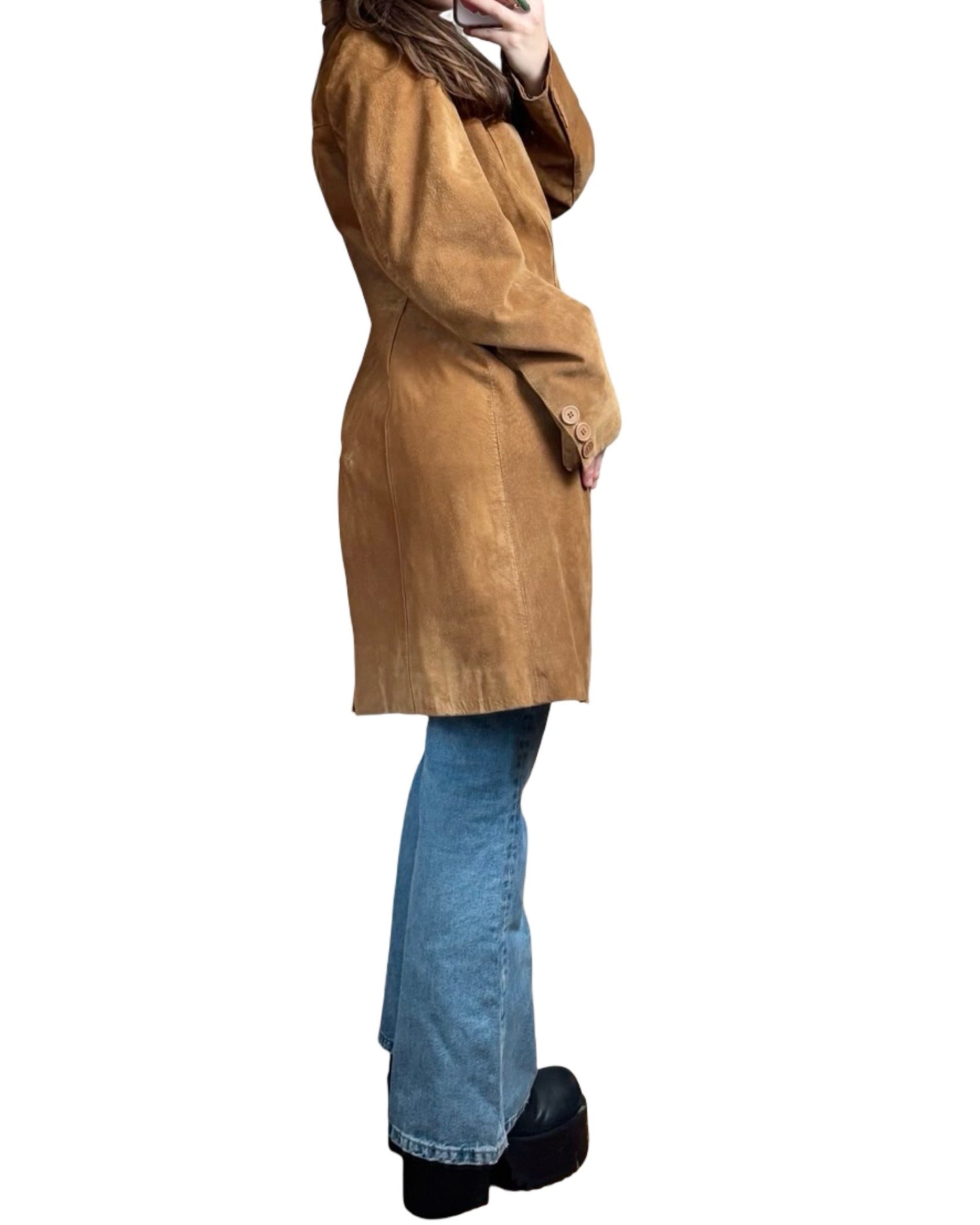 Essentials 90's Suede Trench | Size M