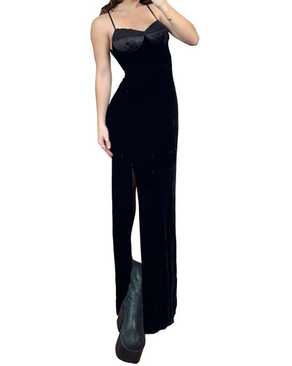 Rimini 90's Velvet Dress | Size 2