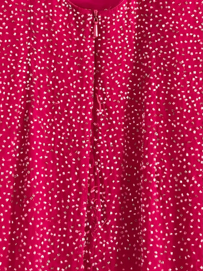 Tiffany 00's Silk Beaded Gown | Size 2