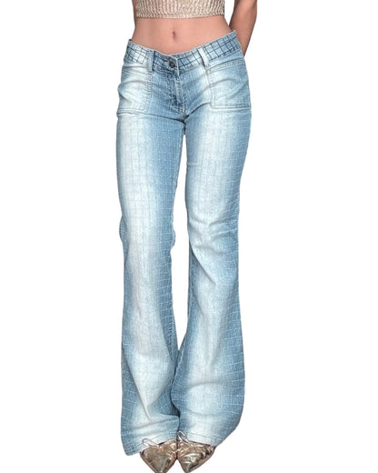 Low Rise 00's Stitched Jean | Size 30" Waist