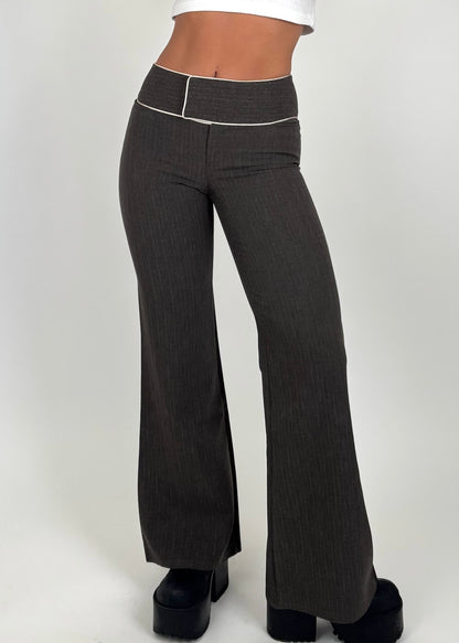 Polly Pinstripe Trouser | Size 27” waist