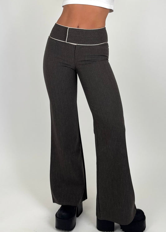 Polly Pinstripe Trouser | Size 27” waist
