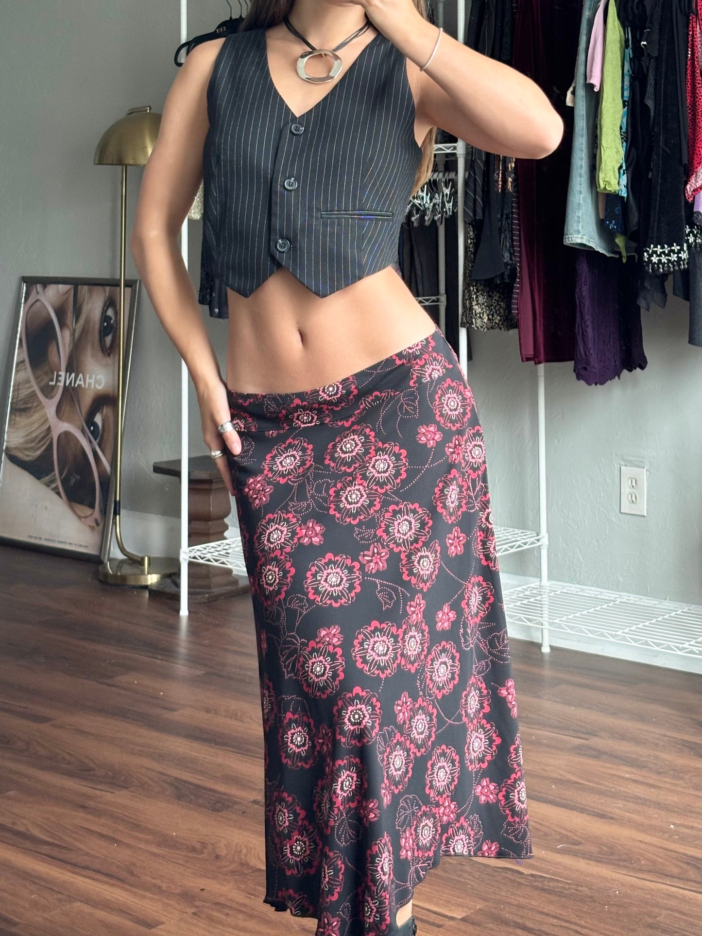 Loft 00's Printed Skirt | Size 30" Waist