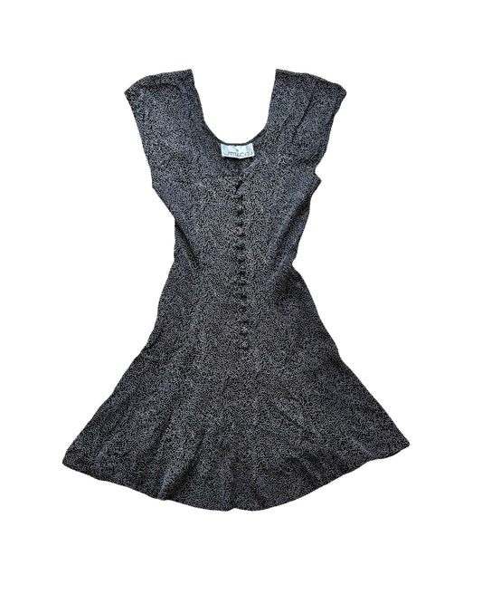 Mica 90’s Button Mini Dress | Size S