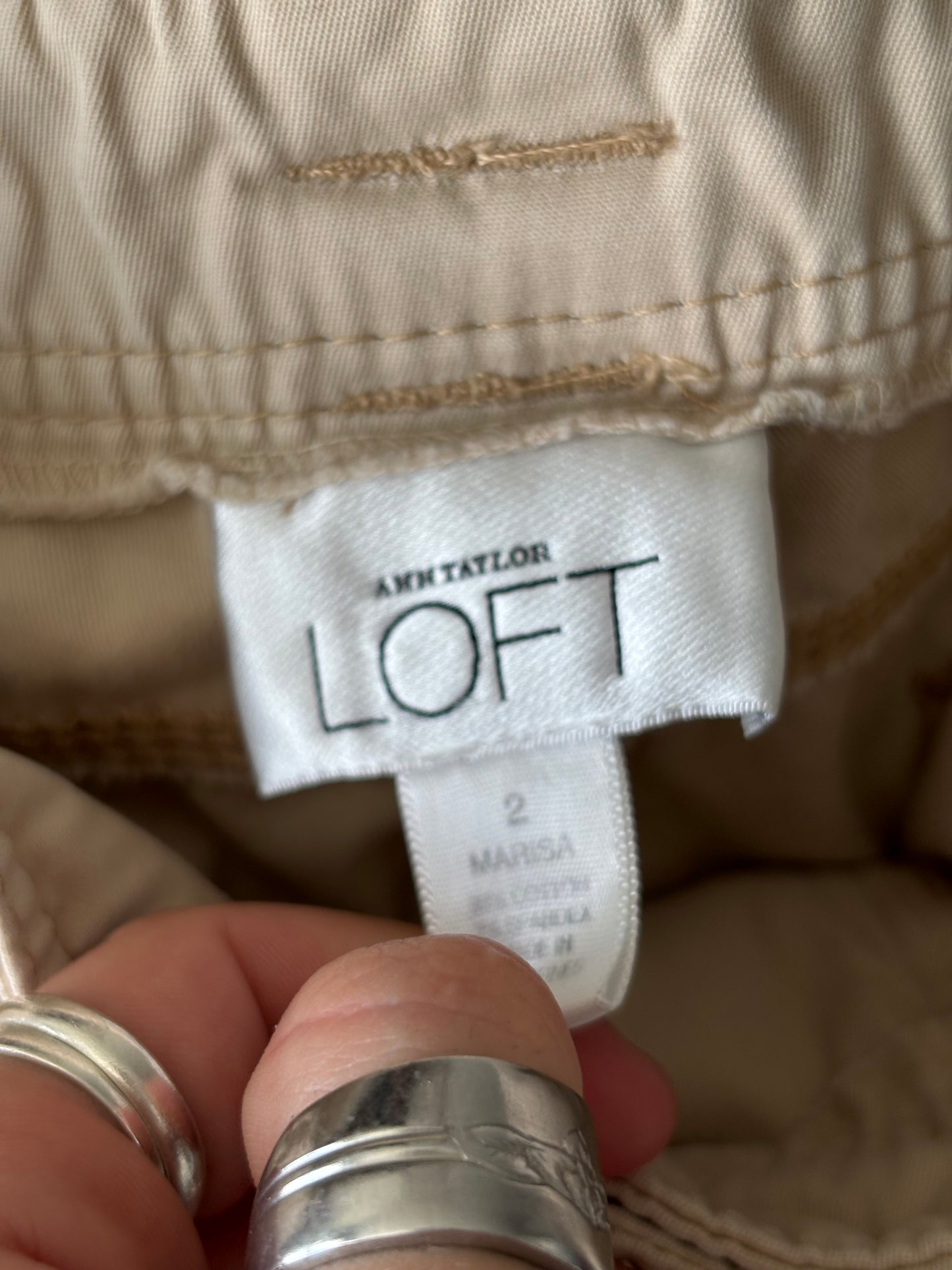 Ann Taylor 00's Low Rise Cargo Pant | Size 2
