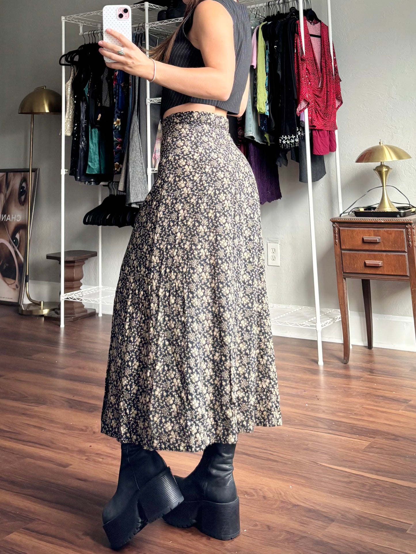 Express 90's Button Skirt | Size 24" Waist