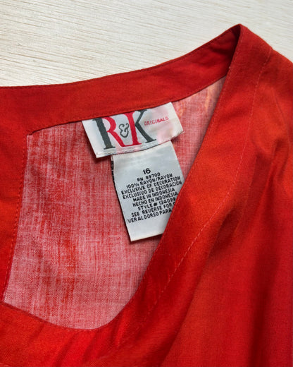R&K 90’s Tie Back Dress | Size L/XL