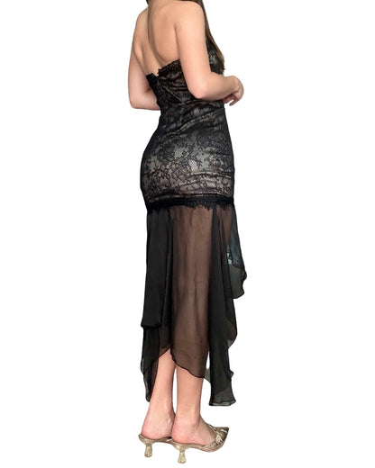 Jessica McClintock 90's Lace Dress | Size 2
