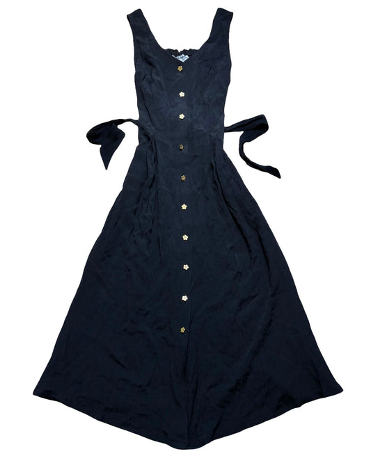 Tie Back 90’s Button Dress | Size S