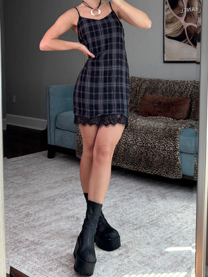 Arizona 00's Plaid Dress | Size L