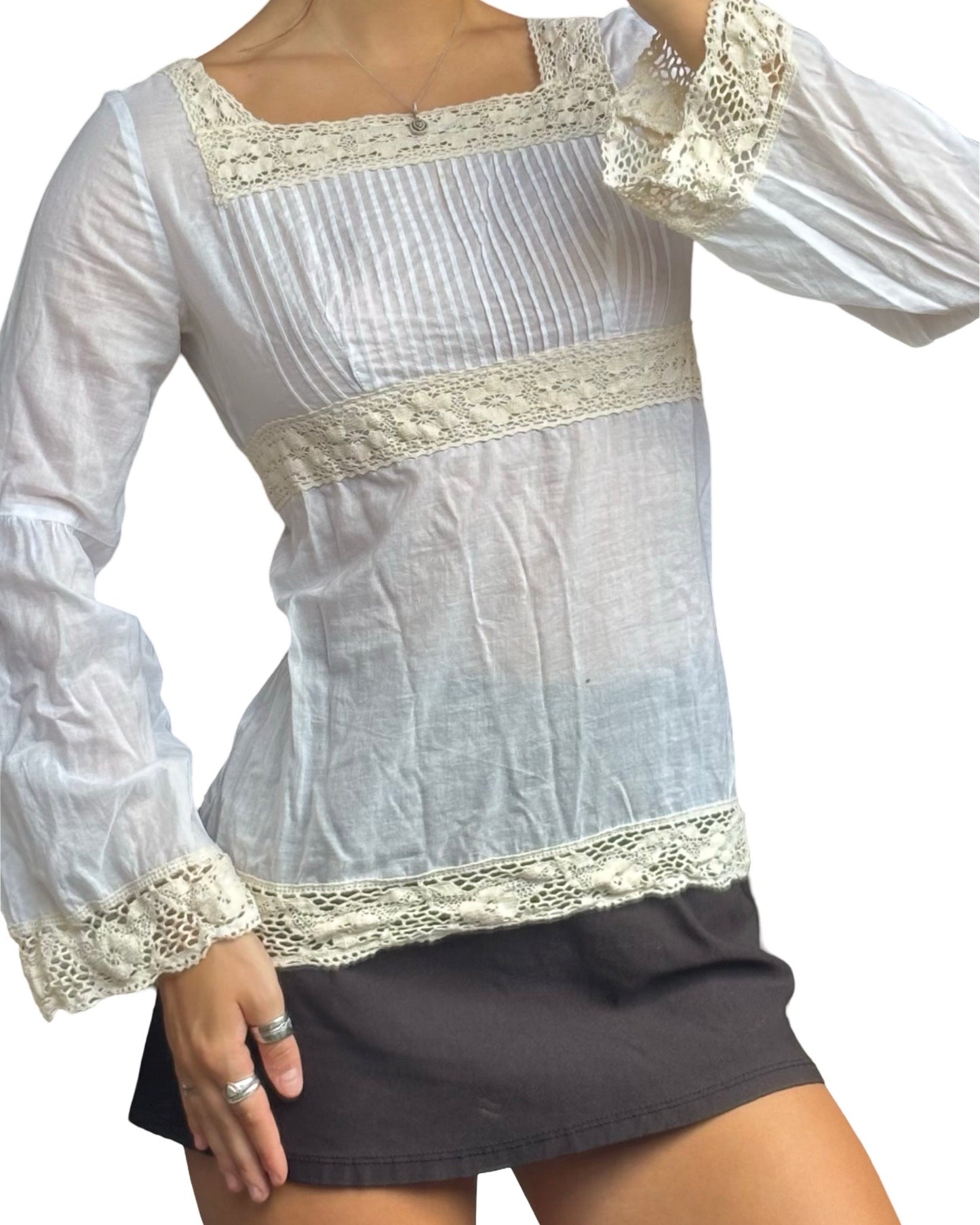 NY&Co 00’s Tie Back Top | Size XS
