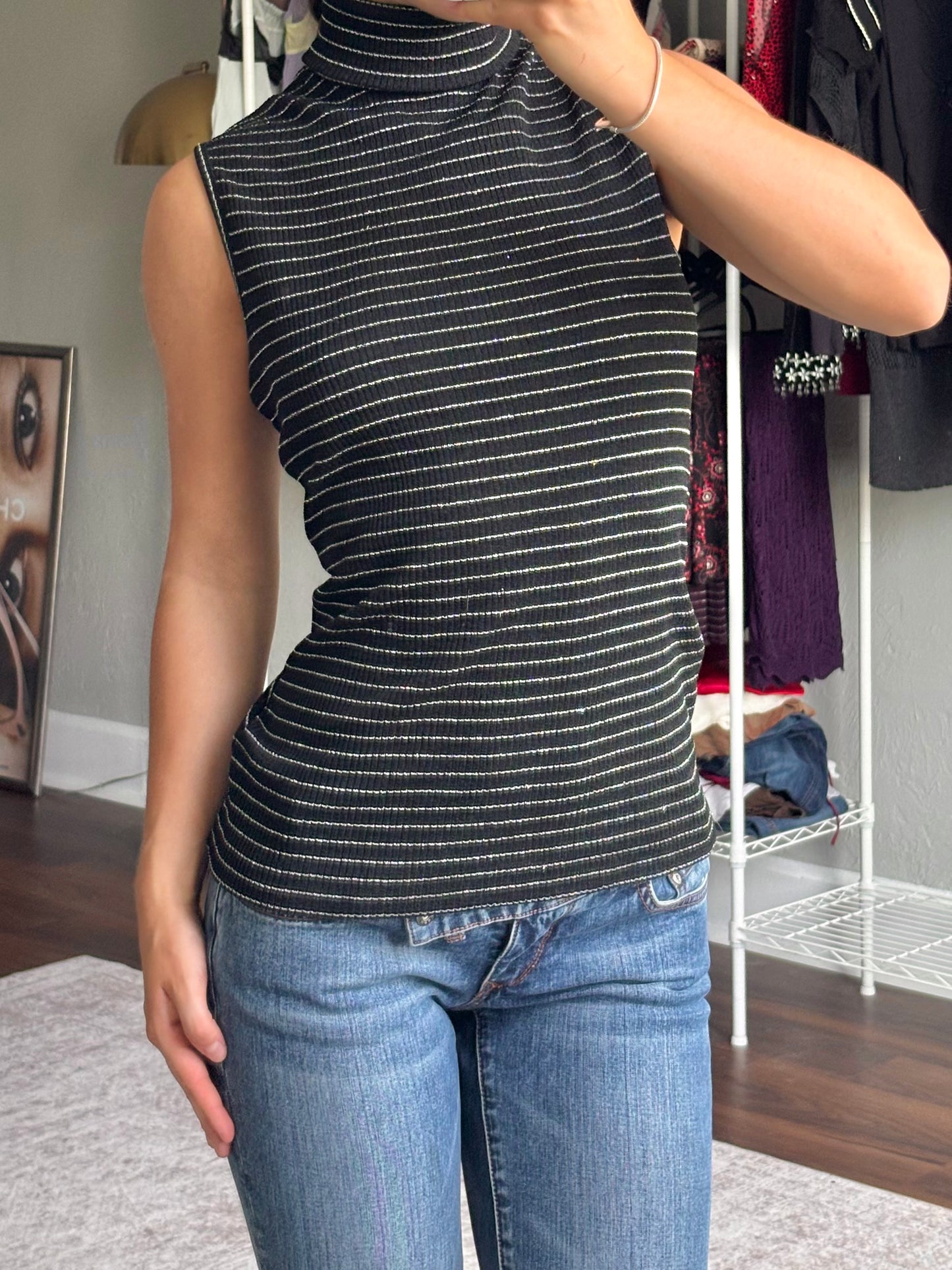 Campus Casuals 70's Knit Top | Size M